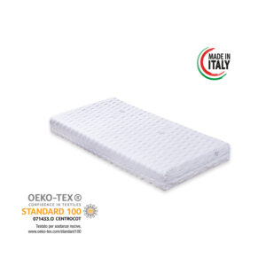 Materasso per Culla-Lettino Royal Baby anti soffoco Alto 12 con Memory Airsense Lavabile in Lavatrice Rivestimento sfoderabile Lavabile, guanciale in Omaggio - immagine 9