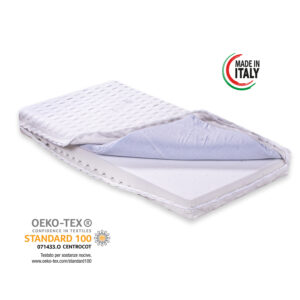 Materasso per Culla-Lettino Royal Baby anti soffoco Alto 12 con Memory Airsense Lavabile in Lavatrice Rivestimento sfoderabile Lavabile, guanciale in Omaggio - immagine 4